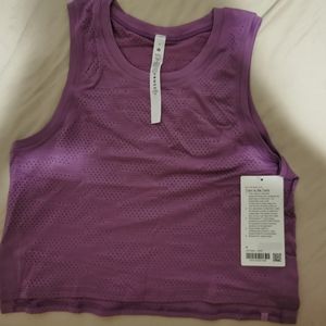 lululemon athletica Purple Perforated Tank Top